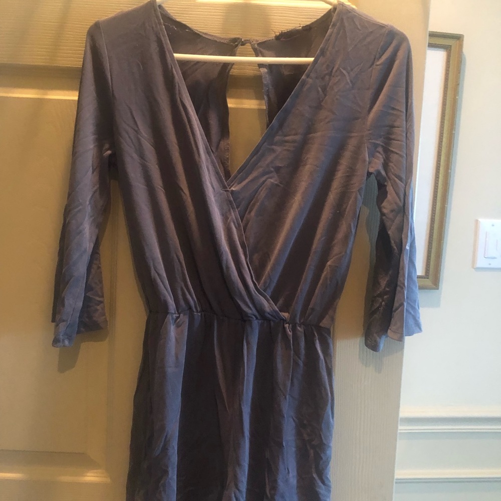 GREY ROMPER
